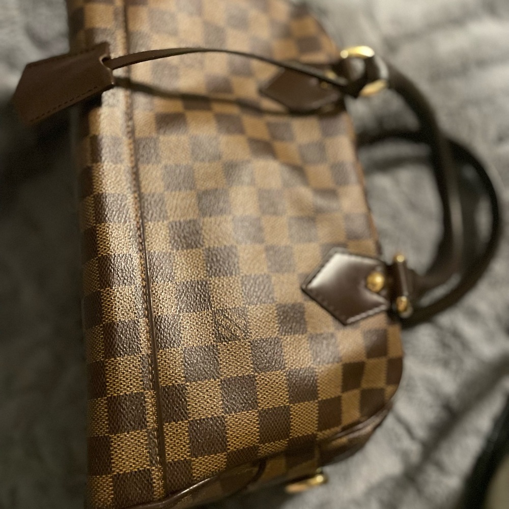 Brown Authentic Damier LV Handbag